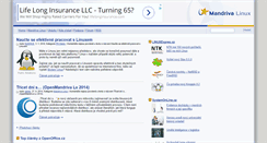 Desktop Screenshot of mandrivalinux.cz