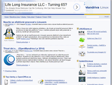 Tablet Screenshot of mandrivalinux.cz